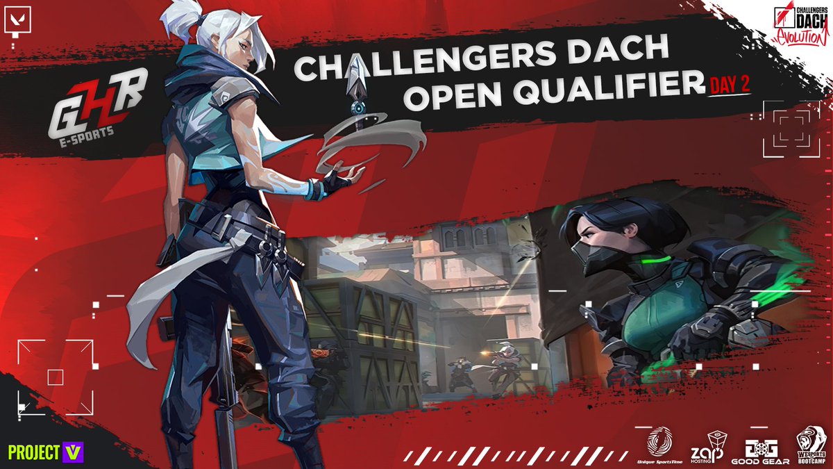 GHReSports's tweet photo. Open Qualifier- Day 2 | @valleague_dach x @projectvgg
Nach erfolgreichem Abschluss am gestrigen Tag geht es heute um 13:00 Uhr für #Valorant Team in die nächste Runde! 💪🏻
Let's go! 🔥
Ergebnisse schreiben wir in die Kommentare!👇
#PLAYHARDBEAGENTLEMAN #GHRVAL