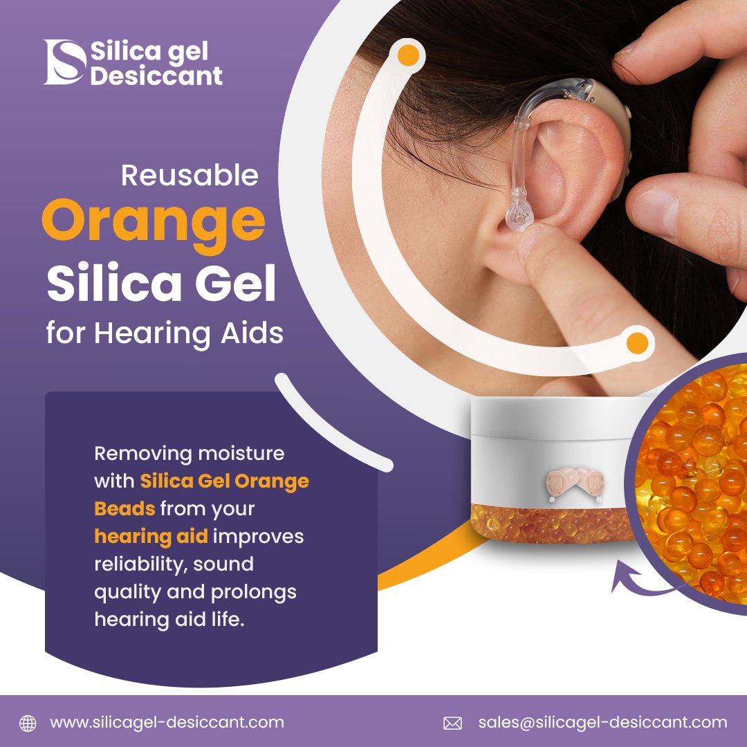 SorbchemIndia's tweet image. Our reusable orange silica gel is here to revolutionize the way you take care of your hearing devices!
For more information or inquiries, please contact us at +91 9879203377 or visit our blog silicagel-desiccant.com/blog/using-reu….

#HearingAidCare #SilicaGel #ReusableTech #HearingHealth