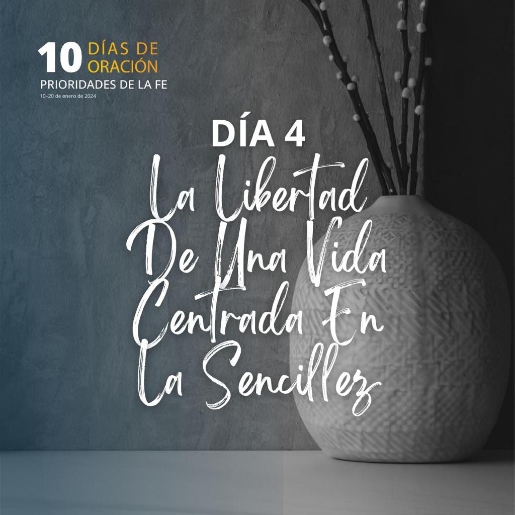 ✅Lección para el día cuatro.  *Aparta este momento para orar*   ⏰ Recuerda colocar tu alarma y participar de este momento todas las mañanas.