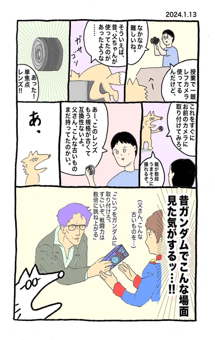 正月に長男が帰省していた時の話。 機器類の知識もとうとう子どもに追い抜かれてしまった。 新年早々ガンダムネタで申し訳ない。