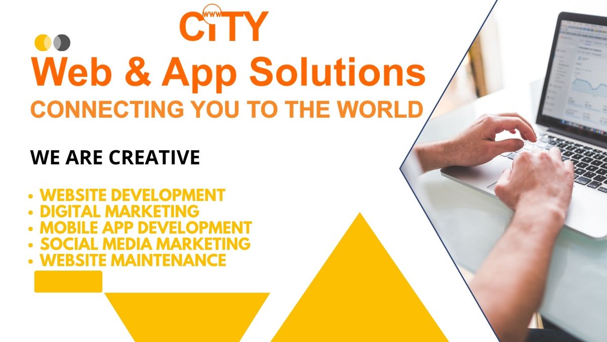 Citywebsoft's tweet photo. The best website development and social media marketing company

#website #websitemaintenance #MobileApp #digitalmarketingservices #socialmediamarketing https://t.co/Q54nVWsDiP