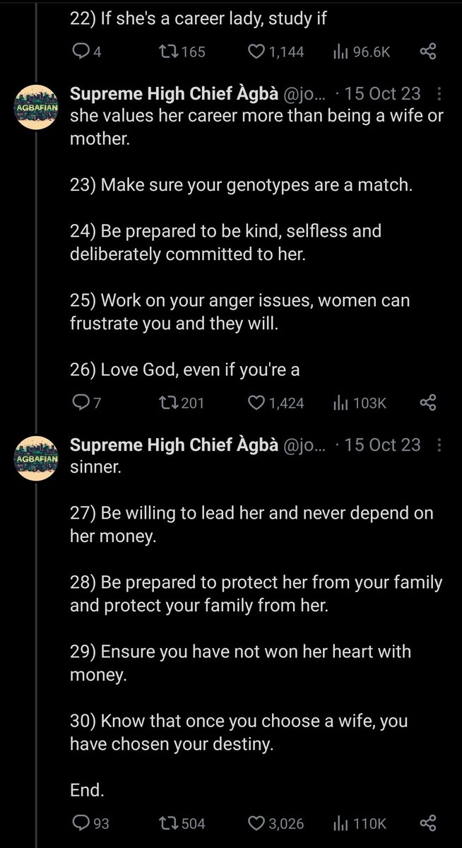 What my haters will never want you to see. Na the one wey I talk say I shit for boxers Dem go show you. Even that one was a remarkable teaching that made other women & men validate it with their experiences. God is not foolish. And he lives in our conscience. Read again 👇.