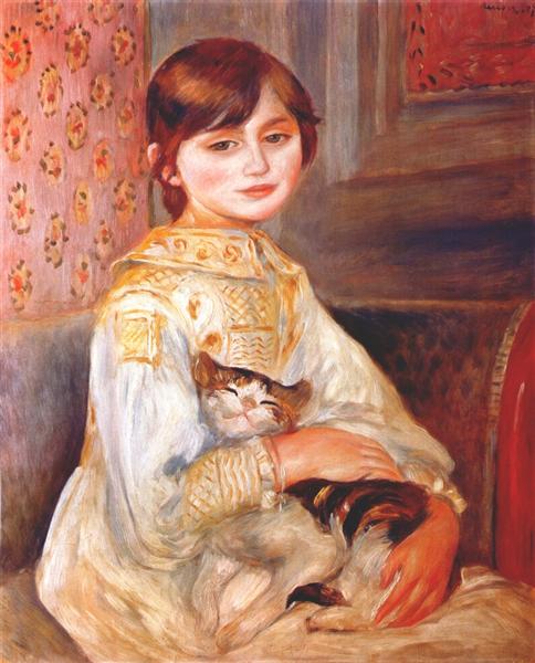 cats_lore's tweet photo. #Caturday 🎨Julie Manet https://t.co/Pl79p5b9yw