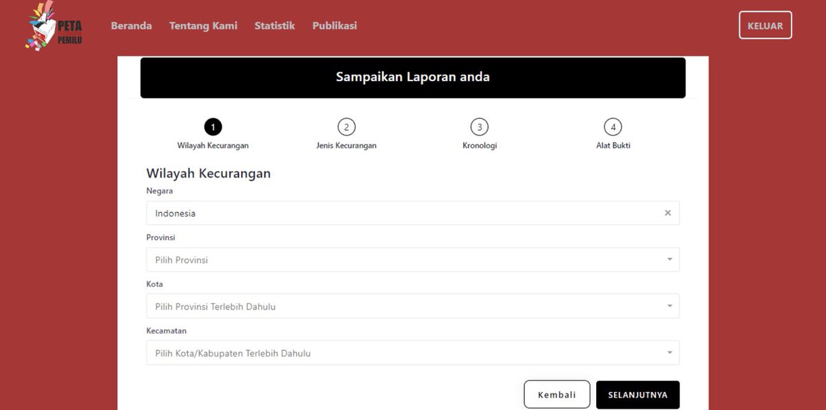 🗳️ kecuranganpemilu.com mewadahi masyarakat melaporkan pelanggaran Pemilu 2024.

Wadah ini dikelola secara kolektif oleh <a href="/AJIIndonesia/">AJI Indonesia</a>—anggota GIJN, Yayasan Dewi Keadilan Indonesia, Firma Hukum Themis Indonesia, <a href="/antikorupsi/">ICW</a>, Drone Emprit, dan <a href="/perludem/">Perludem</a>.