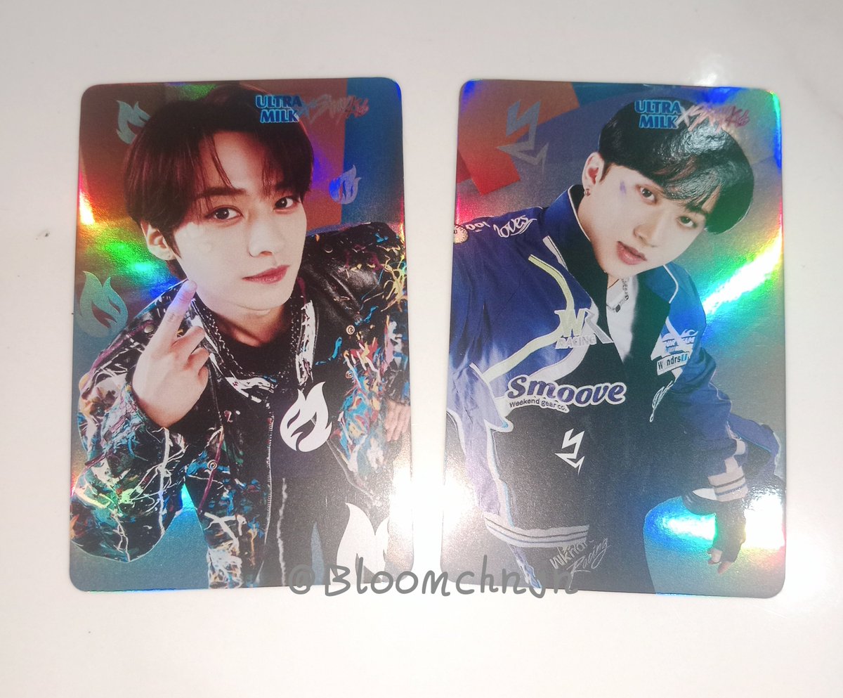 Bloomchnjn's tweet photo. [Help RT] 

⋆୨୧˚ WTS / want to sell 

 ULTRAMILK X STRAY KIDS 

pc unsealed ultramilk lee know &amp; changbin hologram vers

💸 $8 / each 
📍 Jakarta, INA 
💌 ww must have ina address 
❌ sensitive buyer 

tags. 스트레이키즈 울트라 밀크 ultra milk 포카 ตลาดนัดstraykids pasarSKZ 양도 https://t.co/JqDHB6qBJa