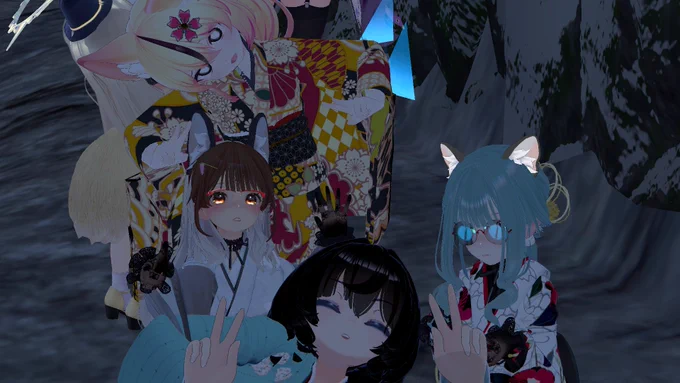 #川床泥酔部 ①②きゅうりさんのお誕生日!おめでとうございます!③集合。④メガネ試着会。 