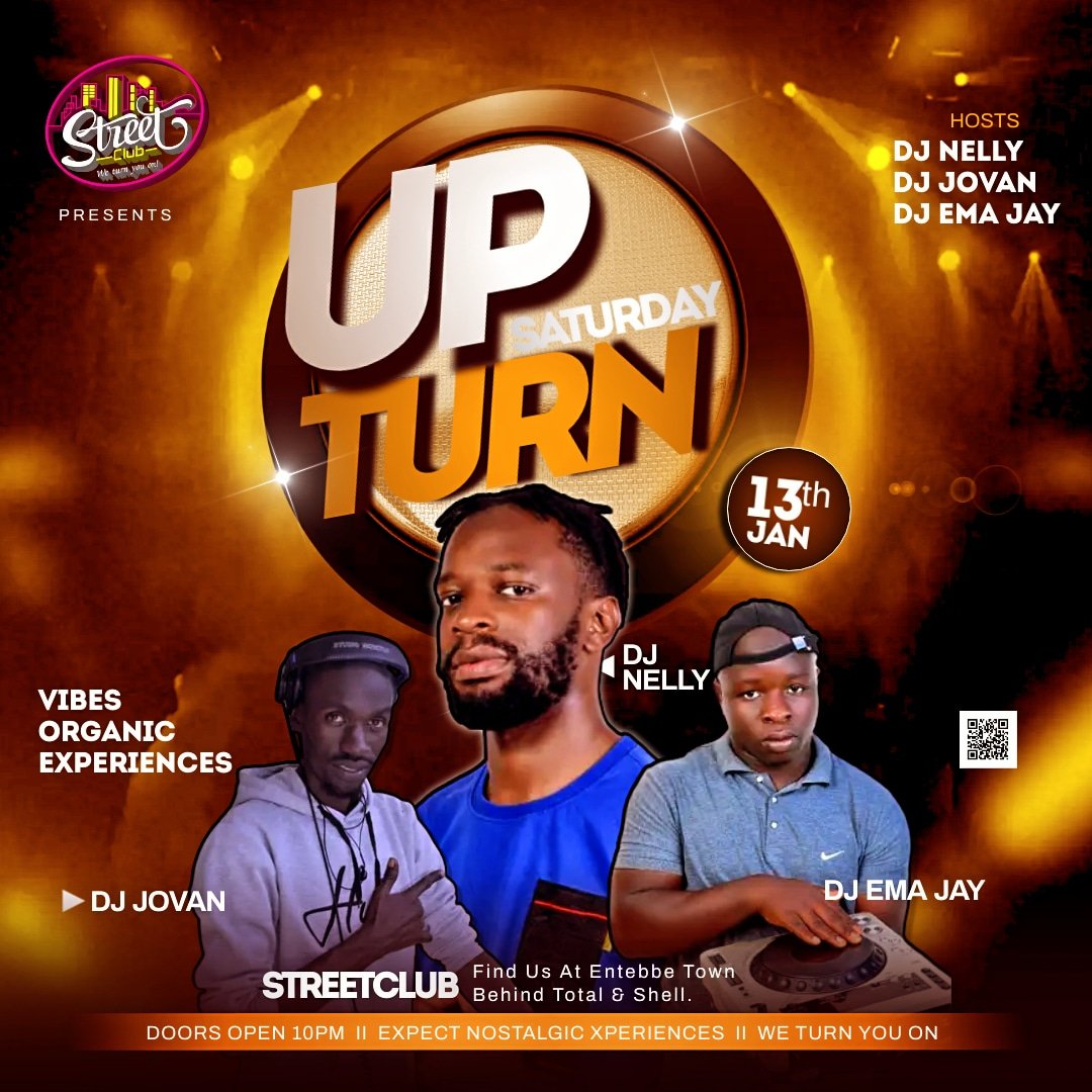 StreetClubEbb's tweet photo. It's a super Saturday, it is a TurnUpSaturday here at Street Club Entebbe.
We invite you all to this Free Night Show Tonight with full magical Night Club experiences.
#TurnUpSaturday #StreetClub #abacusmarketingagency https://t.co/g5RXmK4bID