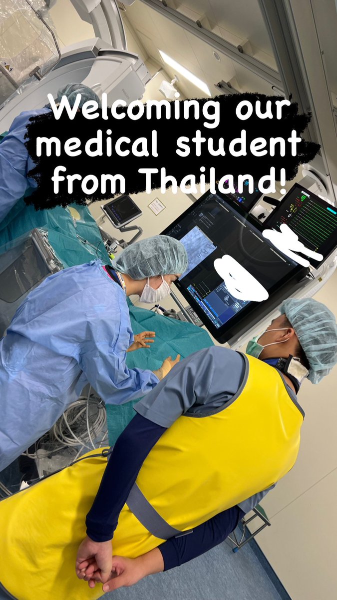 smu_imc_cardio's tweet photo. 微笑みの国、タイからの留学生と野本先生
Thrilled to have an exchange medical student from Thailand. Cheers to your medical journey, "Beam"!
#留学生
#タイ
#微笑みの国
#ventricularassistdevice
#bangkok
#rangsituniversity https://t.co/gN0QWRgKsU