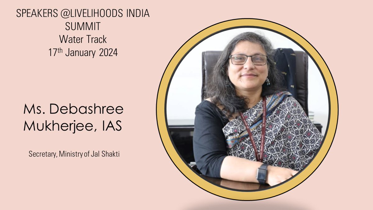 HindiWater's tweet photo. आजीविका में जल के पदचिन्ह, इंडिया सम्मेलन | Water track at Livelihoods India Summit https://t.co/KlAkBLEZbx