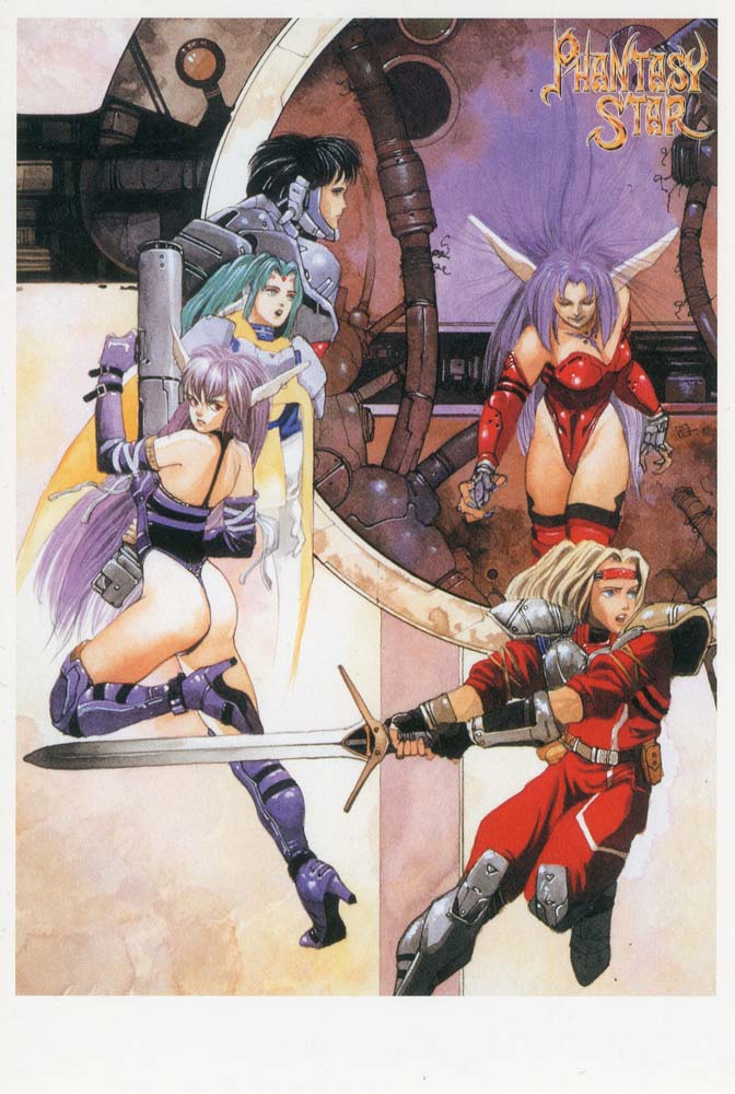 Brise_Marine's tweet image. #昭和生まれの絵描きさんの絵を魅せて
第2弾は『ミネルバトンサーガ』『ファンタシースター』『ソード・ワールド短編集』で攻めてみる。✍️😁🎨
#illustration #watercolor #イラストレーション #水彩画 #米田仁士 #HitoshiYoneda