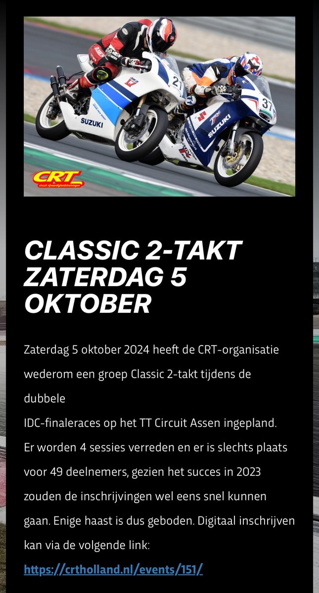 ardy538's tweet photo. @frankweeink @barry_race77 Tot de 5e Frank.  :) https://t.co/D5uNZARyYH