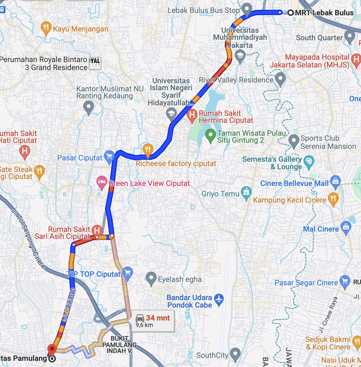 bisa ga sih @PemKotTangSel jalur keramat ini dibikinin BRT? nungguin MRT kelar keburu jadi kakek nenek.

bikin aja dulu BRT sebisanya gausah mewah2 yg penting ada jalur steril buat armadanya, nanti kalo MRT udah jadi tinggal diapus BRTnya.

jalur paling menyeramkan seTangsel.