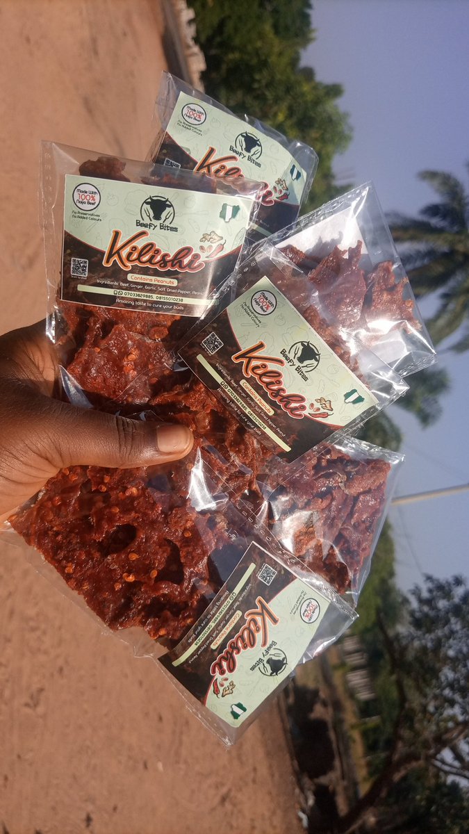 Ezinne_nemelum's tweet photo. Get your taste buds dancing with our spicy Beef Kilishi #DeliciouslyAddictive https://t.co/knkau1kYzp