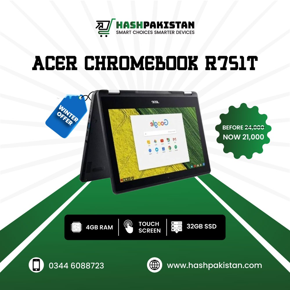 HashPakistan47's tweet photo. Acer ChromeBook r751t | 4GB RAM | 32GB Storage | 11.6” Display | (4-5) Hours Battery | ChromeBook
..
Price: 21,000
..
Delivery All Over Pakistan
Our Website: https://t.co/04nUi95ElL
For More Details Call Now: https://t.co/q95HHW9AEi
7 Days Replacement Warranty
..
#hashpakistan https://t.co/HBNBTuUEW4