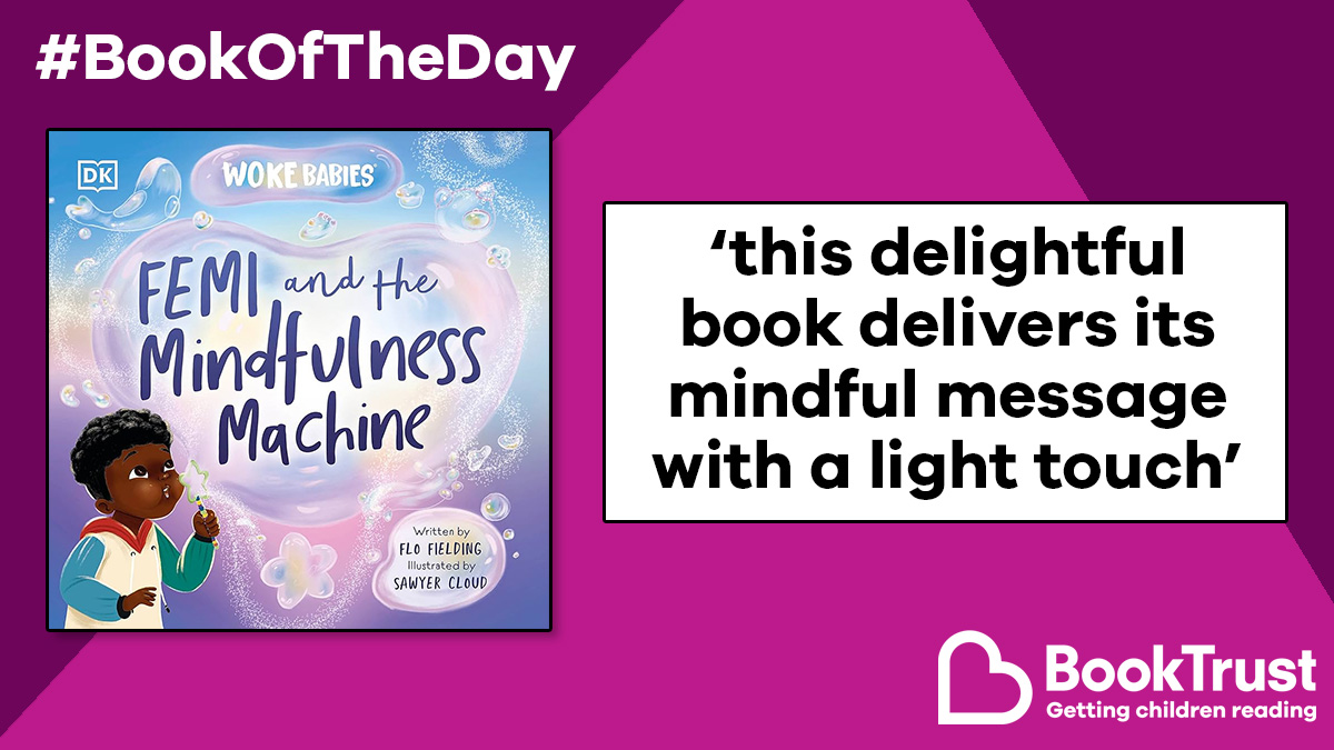 With a sweet story about calming anxious feelings alongside warm and friendly illustrations, our #BookOfTheDay is perfect for January! It's the adorable #FemiAndTheMindfulnessMachine from Flo Fielding and @SawyerCloud: booktrust.org.uk/book/f/femi-an… @dkbooks @wokebabiesuk