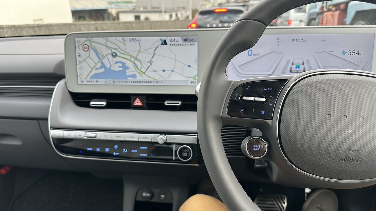 zacky7569's tweet image. モニターキャンペーンにて。
運転してる分には大きさ感じないけど、外見はデカく見えるね。
モデル3より静かです

#アイオニック5 #ヒョンデ #Ionic5 #Hyundai