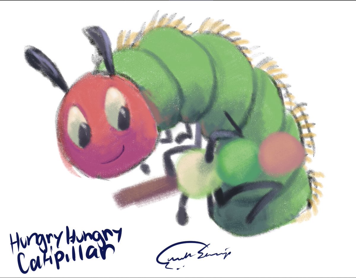 Hungry hungry fucking caterpillar fanart. #hungryhungrycaterpillar #theveryhungrycaterpillar #veryhungrycaterpillar