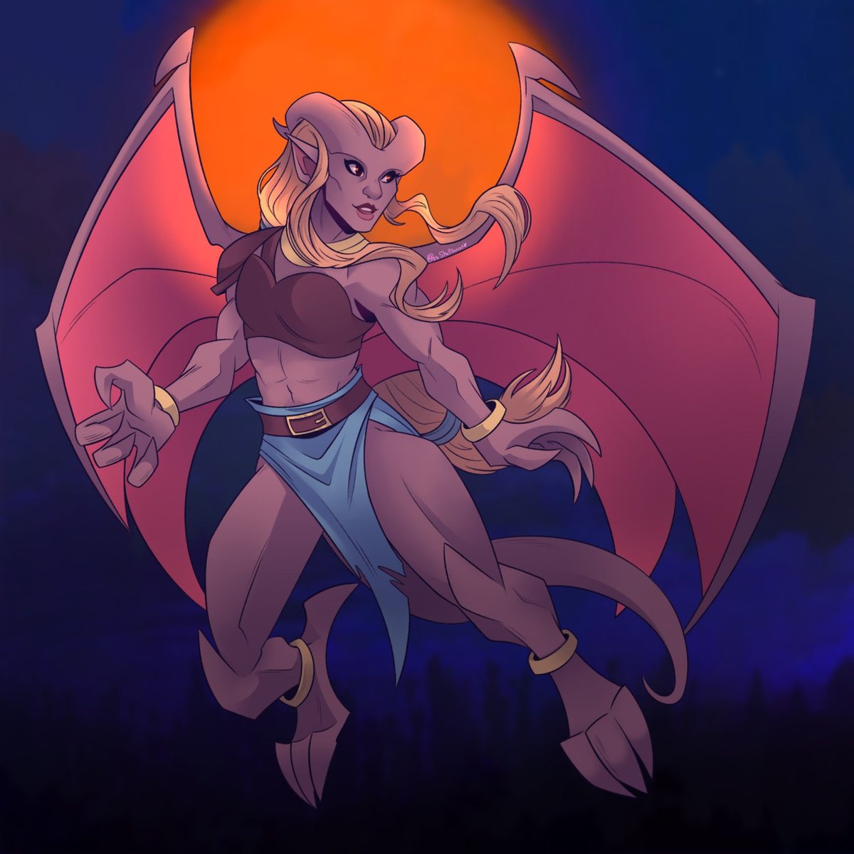 MeloneeMelons's tweet photo. I wish @NECA_TOYS would make a #Desdemona action figure! Heck, I hope I win the lottery because I'd help fund it! #disneygargoyles #disney #gargoyles #90skid #childhooddreams https://t.co/Z872uQDCTw