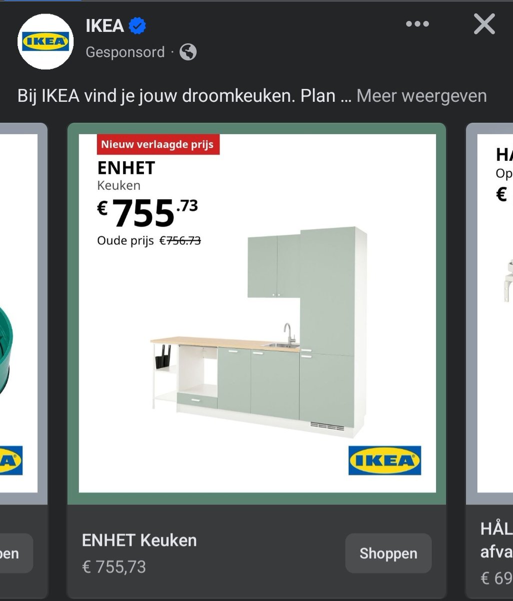 Willemoo's tweet photo. Ren voor deze aanbieding naar @IKEANederland ! Wie het kleine niet eert... https://t.co/Nmog0YQ0Tl