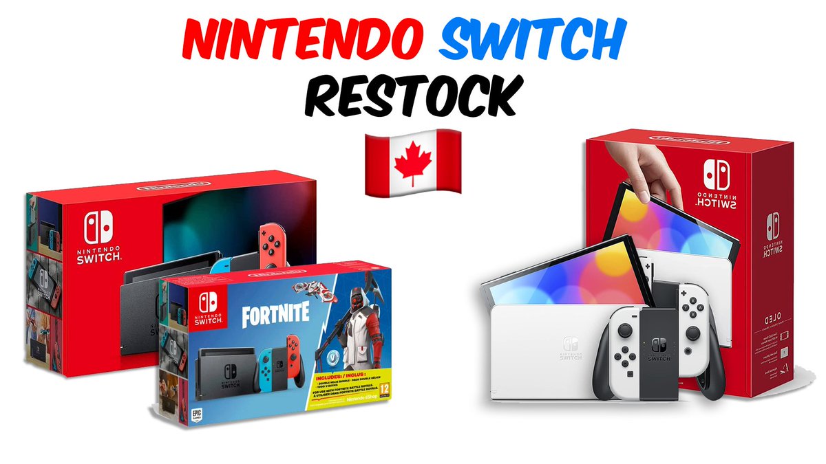 Nintendo Switch Restocks  tweet media