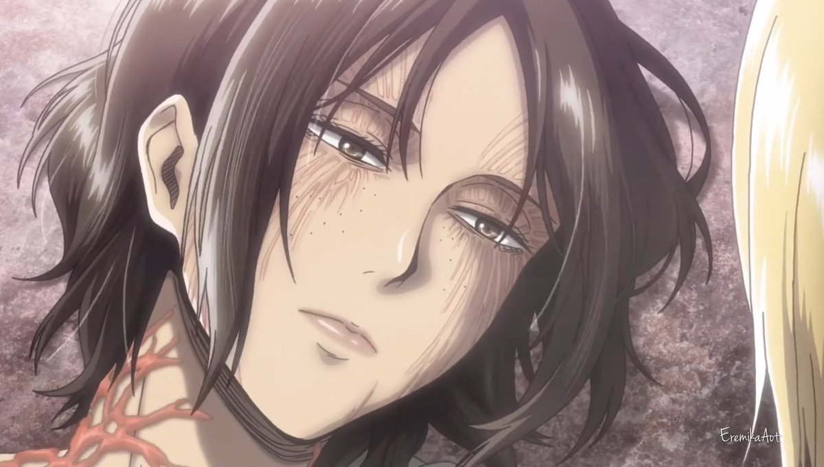 ParasiticEager2's tweet photo. It's sad nobody talks about Freckles Ymir, the most underrated female character in AOT https://t.co/PdluJW9lmX