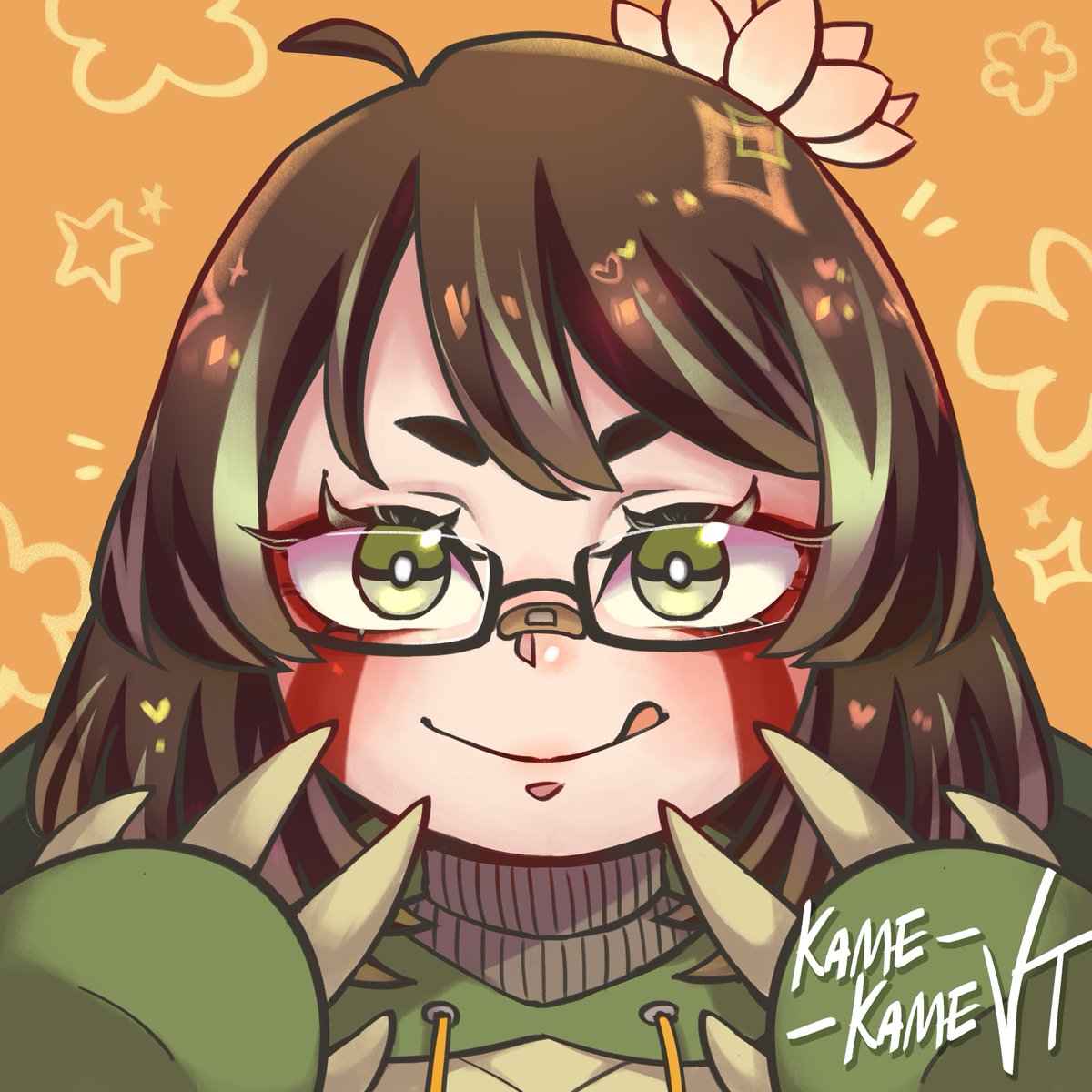 "𝙒𝙚𝙡𝙘𝙤𝙢𝙚 𝙩𝙤 𝙩𝙝𝙚 𝙥𝙤𝙣𝙙, 𝙠𝙖𝙥𝙥𝙖!"🐢🌟
I'm Kametani Kamei, "KameKame" for short! I'm a tiny, but feisty lil' turtle taking the world one bite at a time, that's how I roll! Let's bask under the sun together! ☀️
#ENvtuber #PngTuber #MalaysianVtuber