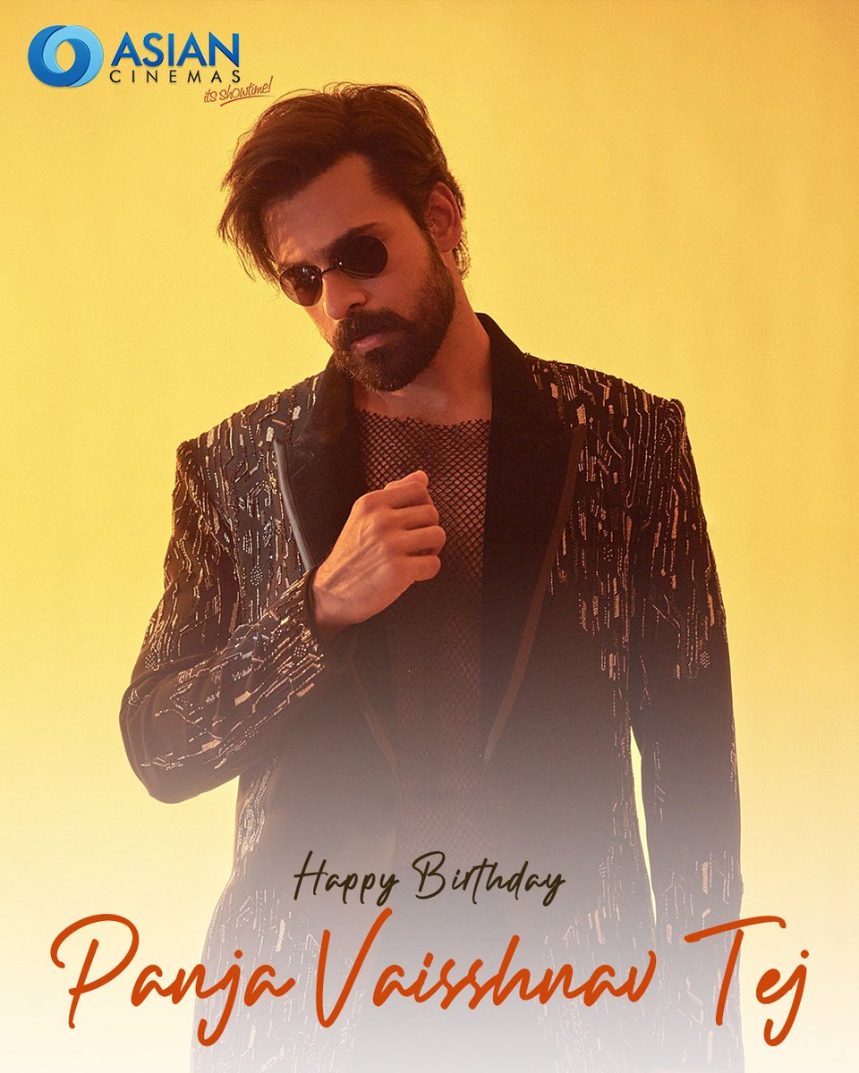 AsianCinemas_'s tweet photo. Here's wishing the young hero #PanjaVaisshnavTej A Very Happy Birthday!!
#HBDPanjaVaisshnavTej https://t.co/EAcIYFcNEN