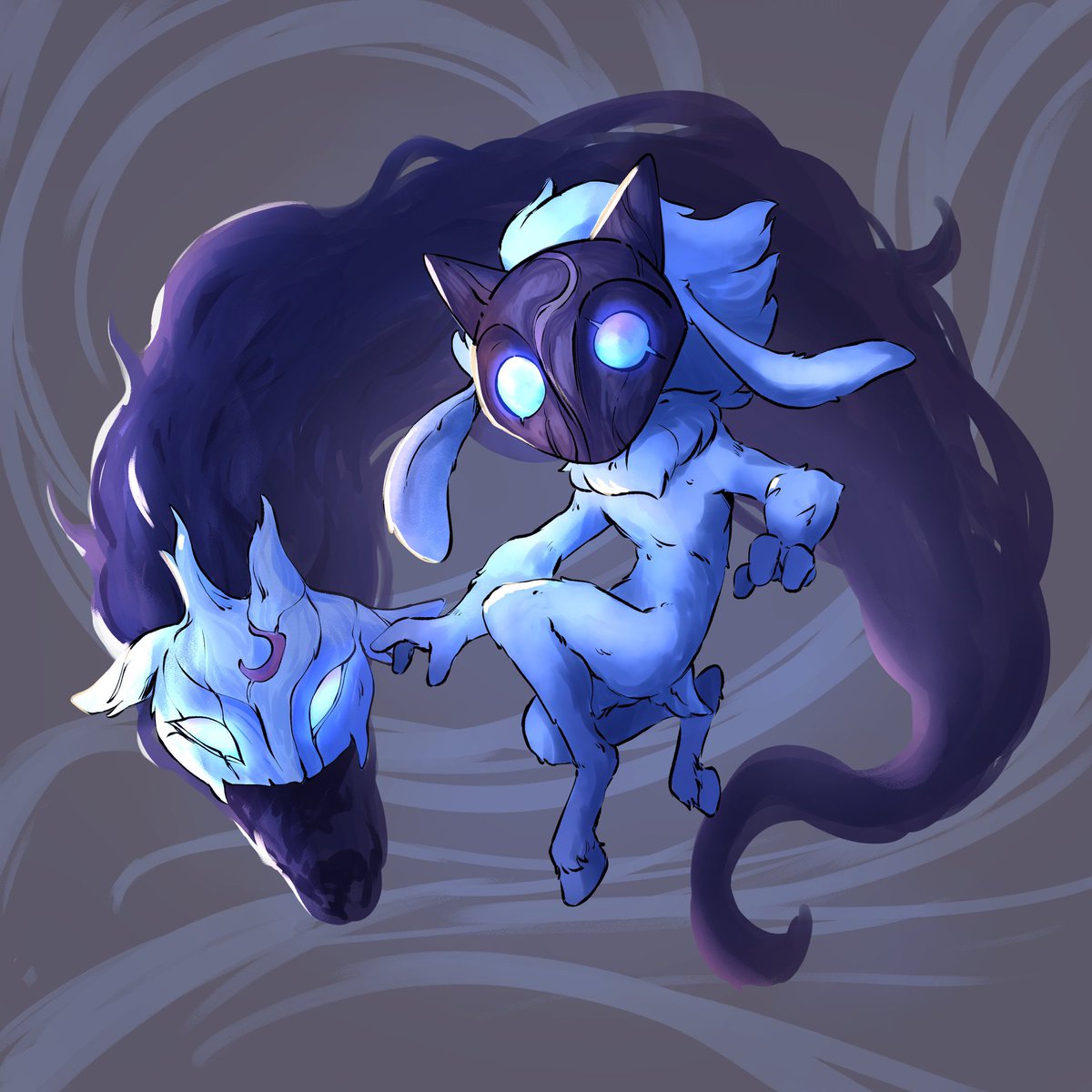 manonjml's tweet photo. ITS KINDRED SHOWTIME

I love seeing all this new Kindred fanart wave💙💙
Here, have some Wolf and Lamb fanart i did in the past few years https://t.co/56LDWWwhJP