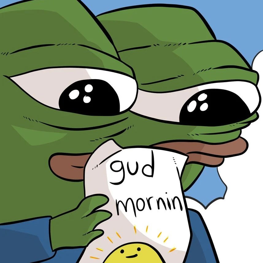 homieofweb3's tweet photo. Gm 🐸

Have a lovely day ahead 💚
$ENGAGE https://t.co/6qAu0Abzl3