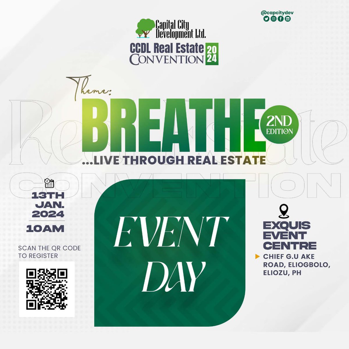 capcitydev's tweet image. Join us at the Breathe Real Estate Convention today at 9 am! Explore exciting opportunities and breathe life into your real estate ventures. See you there!

Click link to secure your spot

capitalcitydev.com/breath2024/

#breathe #ccdl