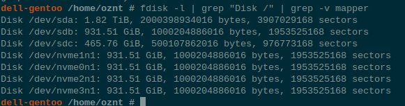 Am I exaggerating? 7TB for my home workstation?
What file system shall I use on my #gentoo?
#bcachefs or maybe xfs?