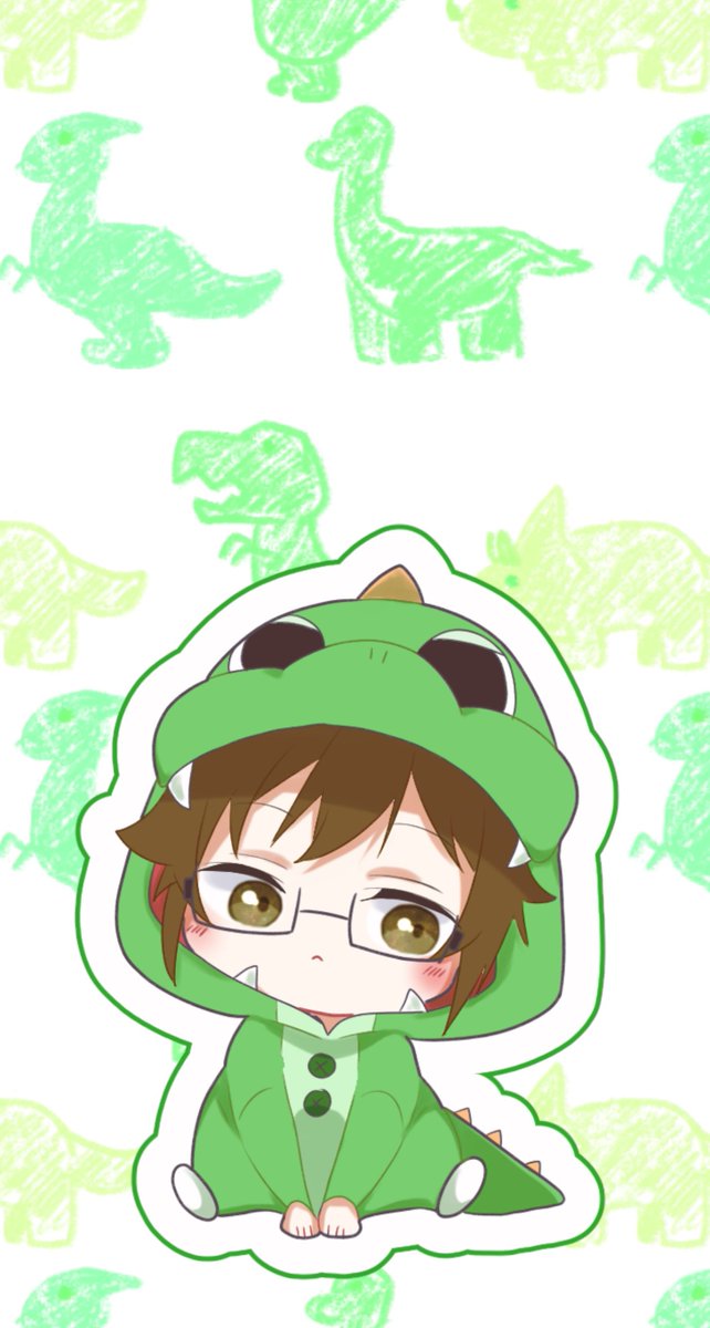satsuki81234556's tweet photo. 新規のフォロワーさんが増えてきたので前にも配布してた🦖ちゃんの📱壁画再配布しちゃいます☺️

お好きな子を是非どうぞ🎁

『IDOLiSH7🦖』 1~4

他グループのも下に続きます↓↓↓ https://t.co/SaUKjxdPoK