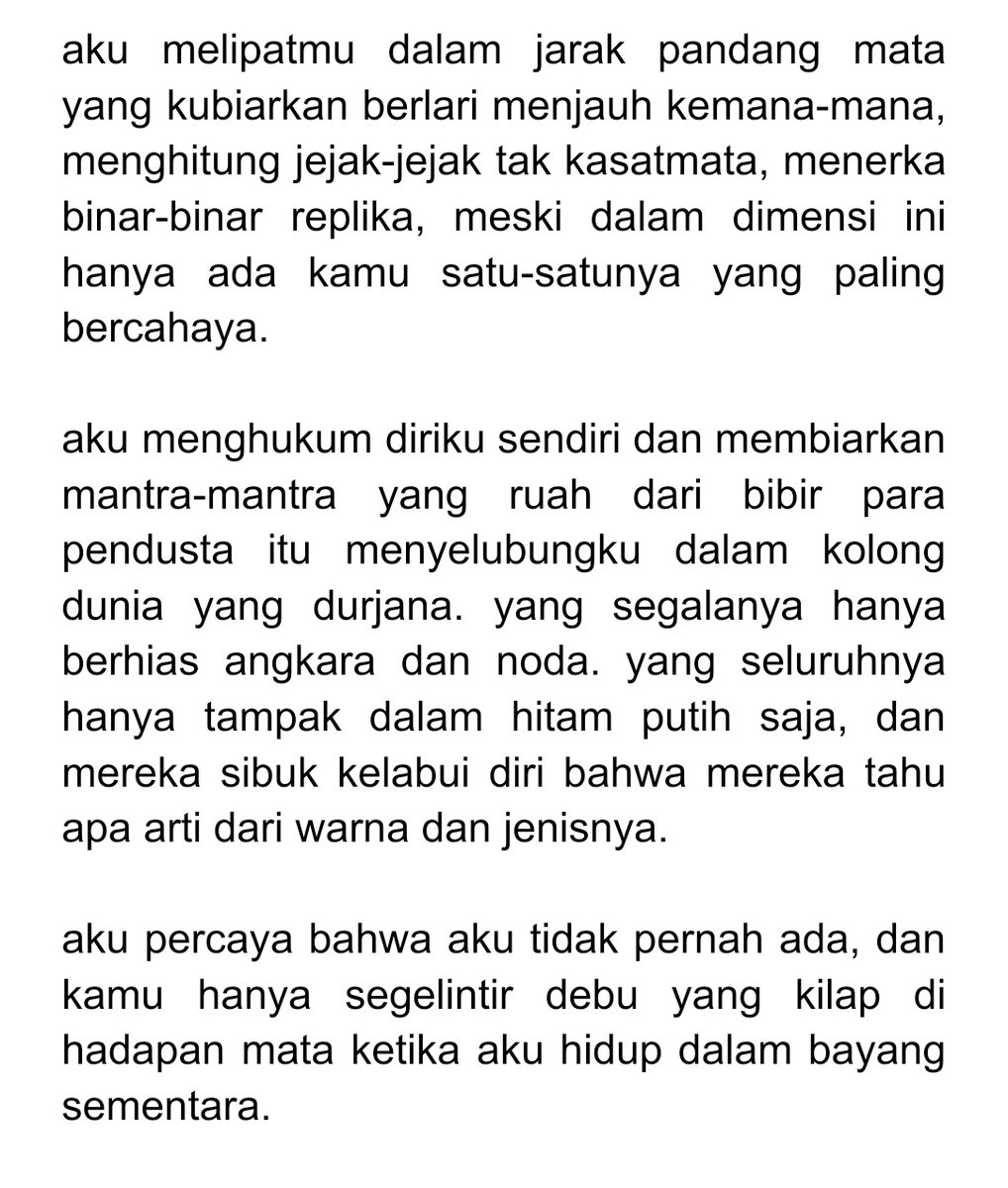 apriIdust's tweet photo. — kita fana, dan mereka barisan pendusta. (monster 2023) https://t.co/8OSHc8BBDF