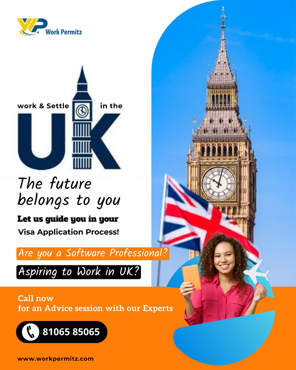 workpermitz's tweet image. Are you a software professional looking to build your career in the UK?
Work &amp;amp; Settle in UK, Achieve your Career goals with @Workpermitz
Contact or WhatsApp @ +91 81065 85065
smpl.is/8h5is
#ukworkpermit #uk