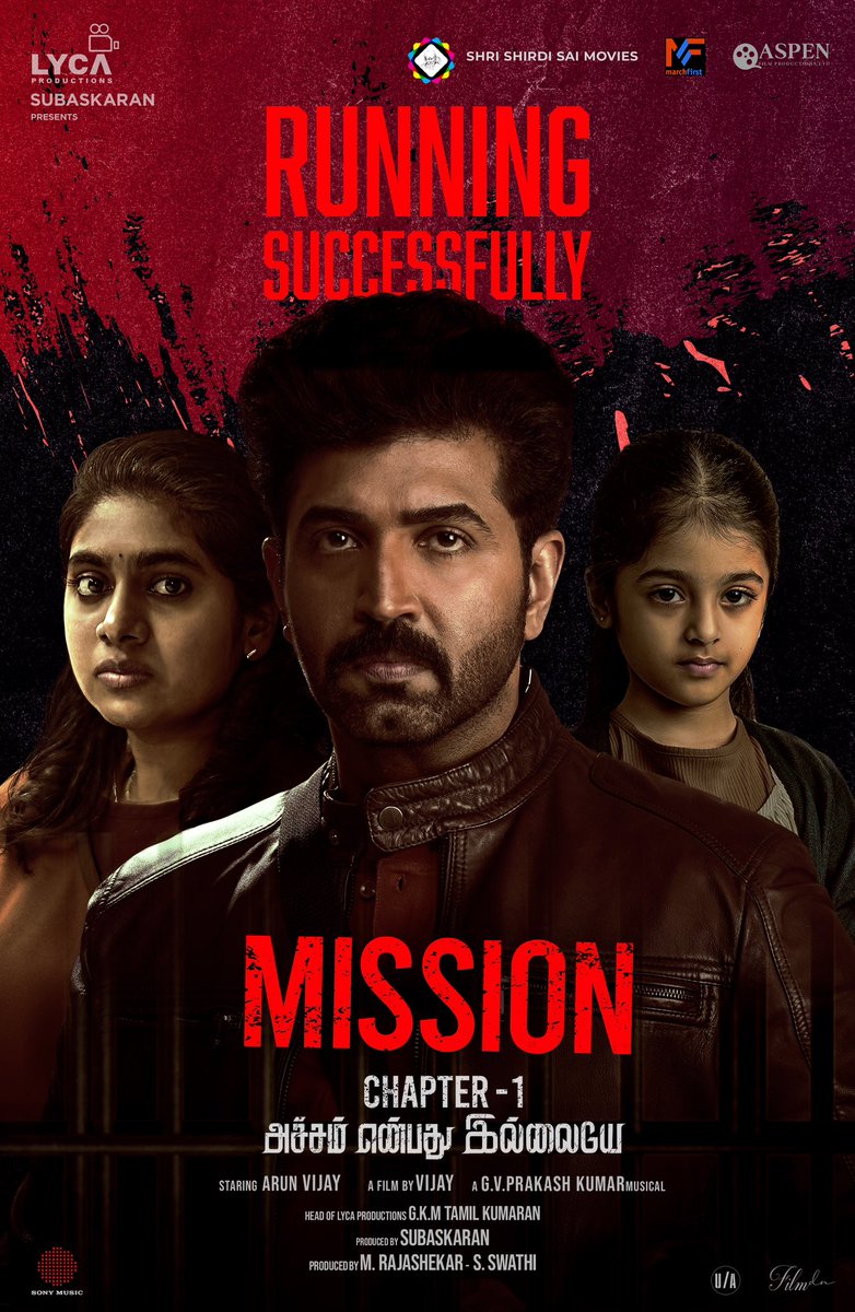 GoldwinSharon's tweet photo. #MissionChapter1Review
#MissionChapter1
|#missionchapter1frompongal
|#MissionChapter1FromJan12
#Arunvijay #AmyJackson
#Nimishasajayan |#AbiHassan
#JasonShah |#BharatBopanna
Director 📹: #ALVijay (#thalaiva)
Music by 🎵: #GVPrakashKumar https://t.co/8fFUeqTeJ8