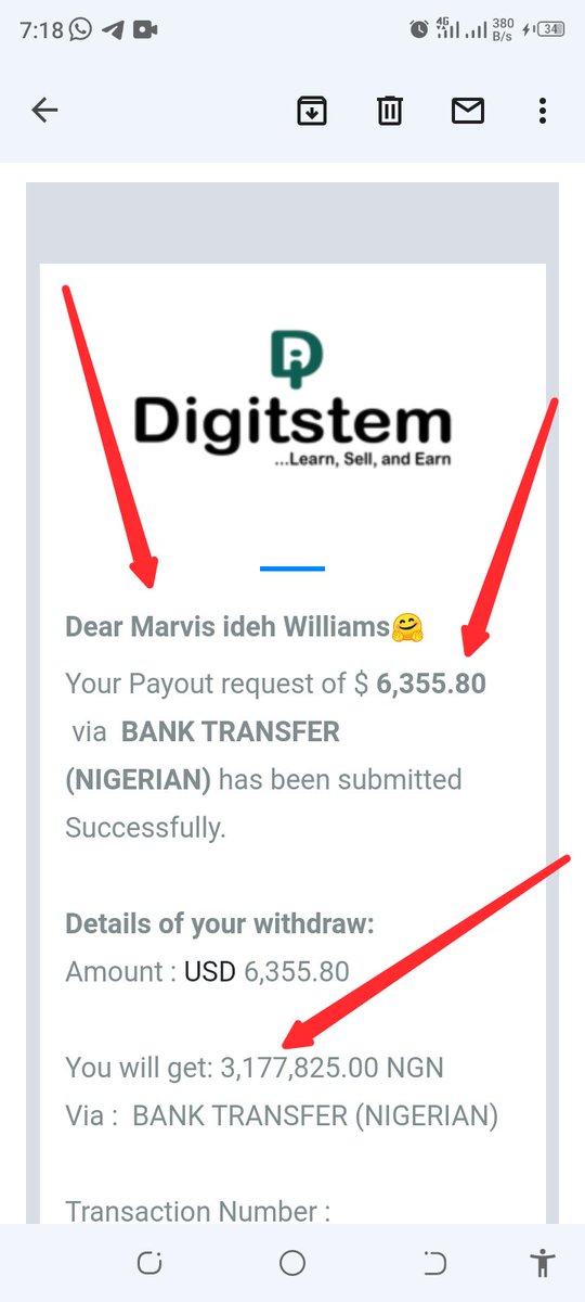 MARVIS00088's tweet photo. 3.1Million naira + made within few days from Affiliate marketing 🔥💣I placed the withdrawal on @digitstem last night 💃💃💃

When you hear the word "Affiliate marketing" "Sales &amp; Marketing" and Coach Marvis doesn't ring a bell on your head it means you don't know anybody 🙅👇👇 https://t.co/vTByQOJR9s