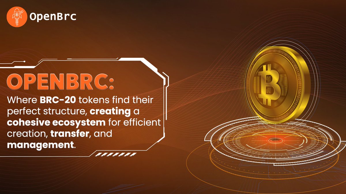 OpenBrc_io's tweet photo. 🔓Unlocking the potential of BRC-20 tokens! 🌐
✨OpenBRC is the space to find the perfect structure – forging a cohesive ecosystem for seamless creation, transfer, and management.🚀
#OpenBRC #BRC20 #Blockchain #Ordinals #Web3 #DeFi https://t.co/Tvpymxfin4