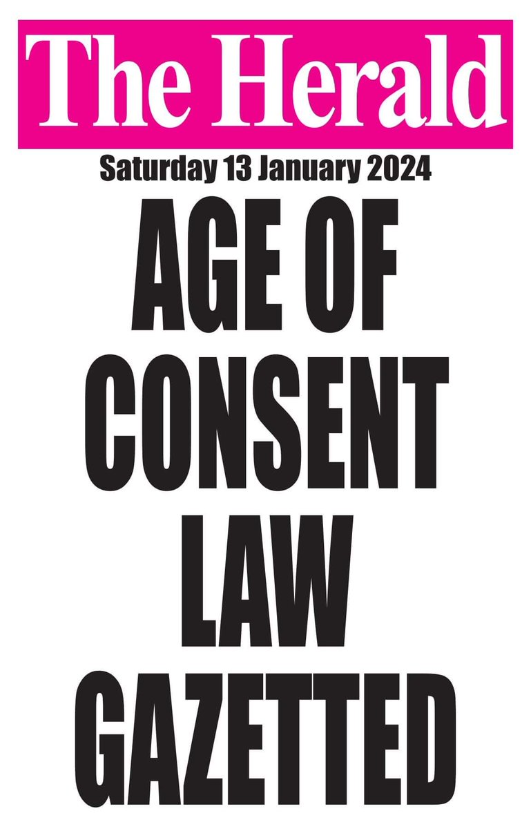 Statutory Instrument 2 of 2024 criminalises having sexual intercourse with anyone below the age of 18. Offenders face up to 10 years imprisonment. #consentmatters #consent