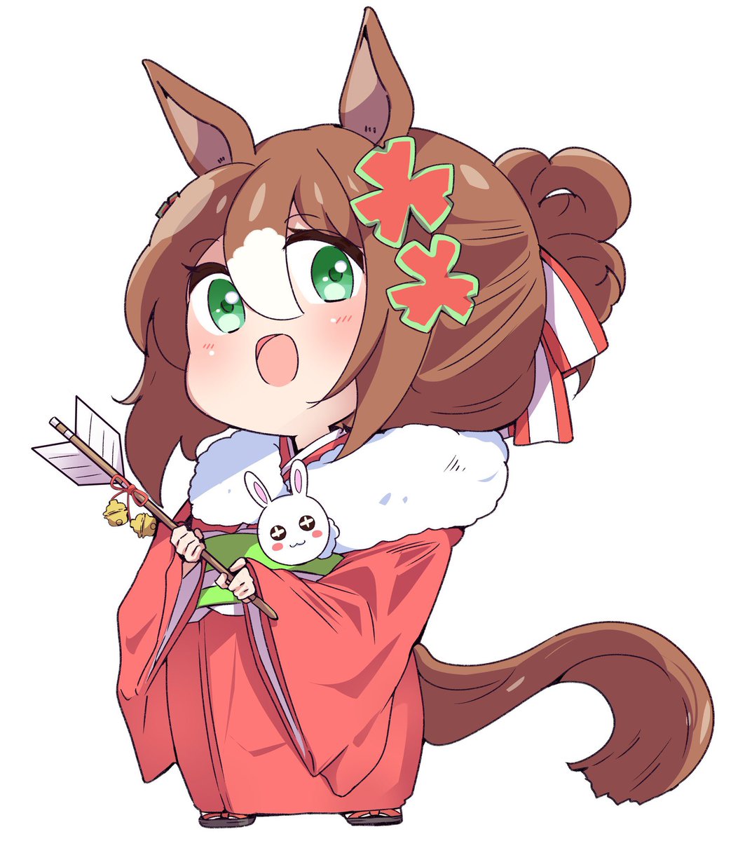 ファインモーション(ウマ娘) 「#みんなでデフォルメ絵をあげて幸せな気分になろう 殿下オンリー」|なまちょこ／ウマ娘5th土曜日のイラスト
