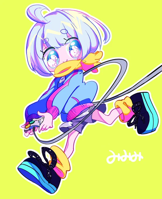 みみみちゃんが初描きから段々クタクタになってく様