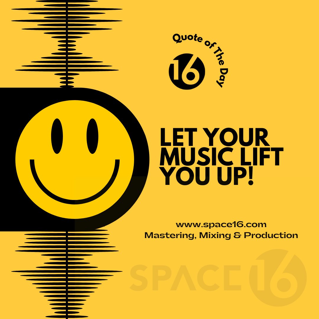 Space16Studios's tweet photo. Let your music lift you up, give it that extra polish with us here at Space16 - Mixing &amp; Mastering for almost 20 Years!⁣
#edmproducer #hiphopproducer #musician #musicproducer #musicproduction #musicstudio #producerlife #singer #songwriter #technoproducer   #tranceproducer #trap https://t.co/2HIUH0Jv8R