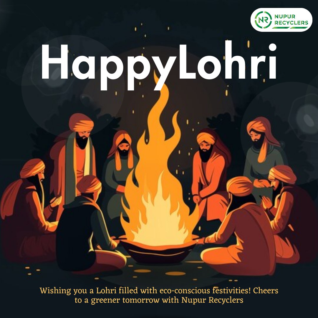Wishing you a Lohri filled with eco-conscious festivities! Cheers to a greener tomorrow with Nupur Recyclers. ♻️✨ #SustainableCelebration #lohrifestival #Lohri #punjab #sweets #nupurrecyclers