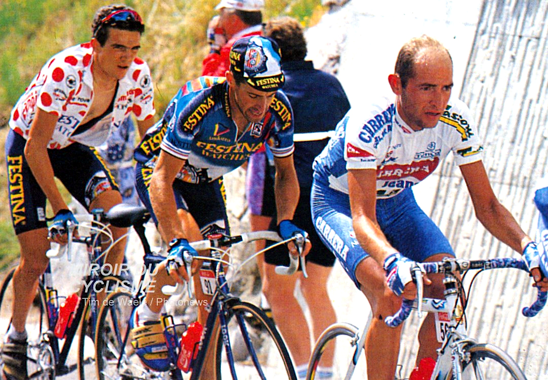 Miroir2Cyclisme's tweet photo. Marco Pantani, Luc Leblanc &amp; Richard Virenque, respectivement 3è, 4è &amp; 5è du CG final du Tour 1994

📸 Tim de Waele / Photonews
#MarcoPantani #IlPirata #LucLeblanc #RichardVirenque #TDF #TDF1994 #cyclisme #ciclismo #cycling https://t.co/PJZesrsVsr