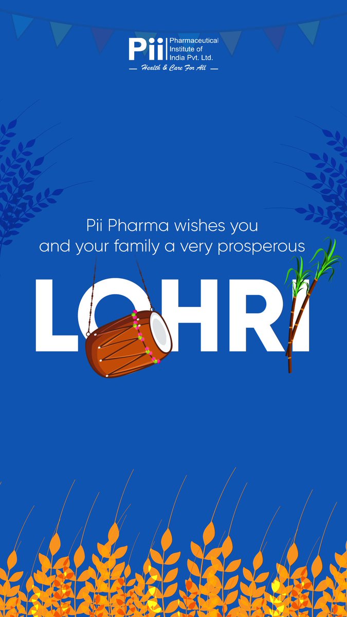 piipharma's tweet photo. We wish you and your family a very happy and prosperous Lohri 🔥
.
.
#Lohri2024 #Lohri #lohricelebration #LohriCelebrations #LohriFestival https://t.co/2CZwHMVNO0