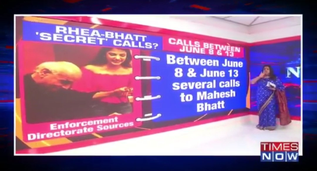 Yasmin2186's tweet photo. Why did CBI never interrogate #MaheshBhatt ?

Why did he guide Rhea to take SSR to Doctors?

Why did he ask Rhea to leave SSR' flat on 8J?

Why did Rhea make multiple 📞 to Bhatt post leaving SSR?

Isn't it clear by now Who Conspired agst SSR? @DoPTGoI

BWMafia Eliminated Sushant https://t.co/Juz1OfPu81