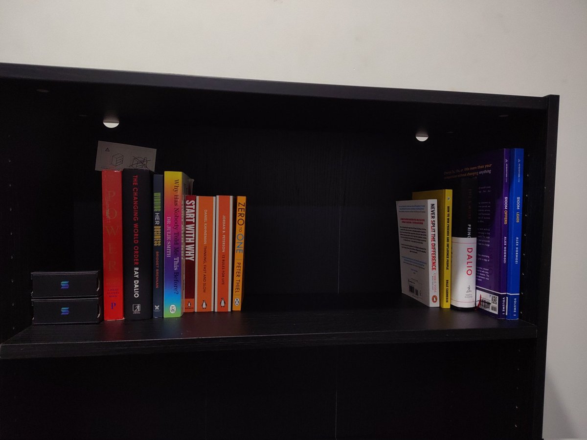 Finally got a bookshelf.🔥

Any book recommendations?