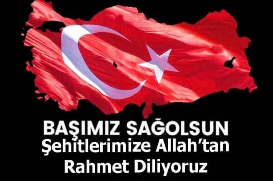 a_cerol's tweet photo. DOKUZ YİĞİT vatan evladı.
Şehitlerimizin ruhları şad olsun.
Yaralı askerlerimize Allahım acil şifalar versin.
Milletimizin başı sağ olsun. https://t.co/b2MzuXQz3U