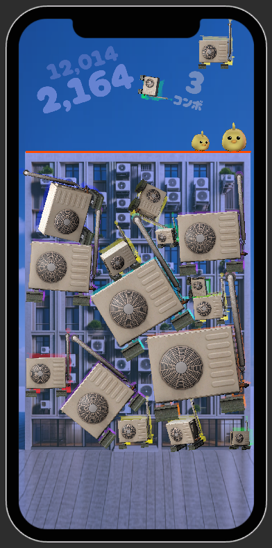 coppepandas's tweet photo. 落ち物パズルゲームのバカゲーをつくっています。
だいぶ、しんかしたよ。

#スーパーゲ制デー #unity #ゲーム開発 #すいかゲーム https://t.co/c4YlePCueu