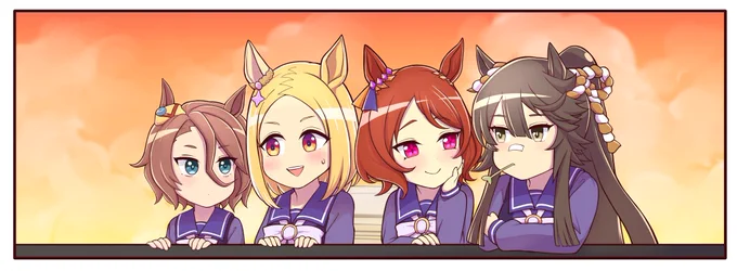 #みんなでデフォルメ絵をあげて幸せな気分になろう 例の屋上