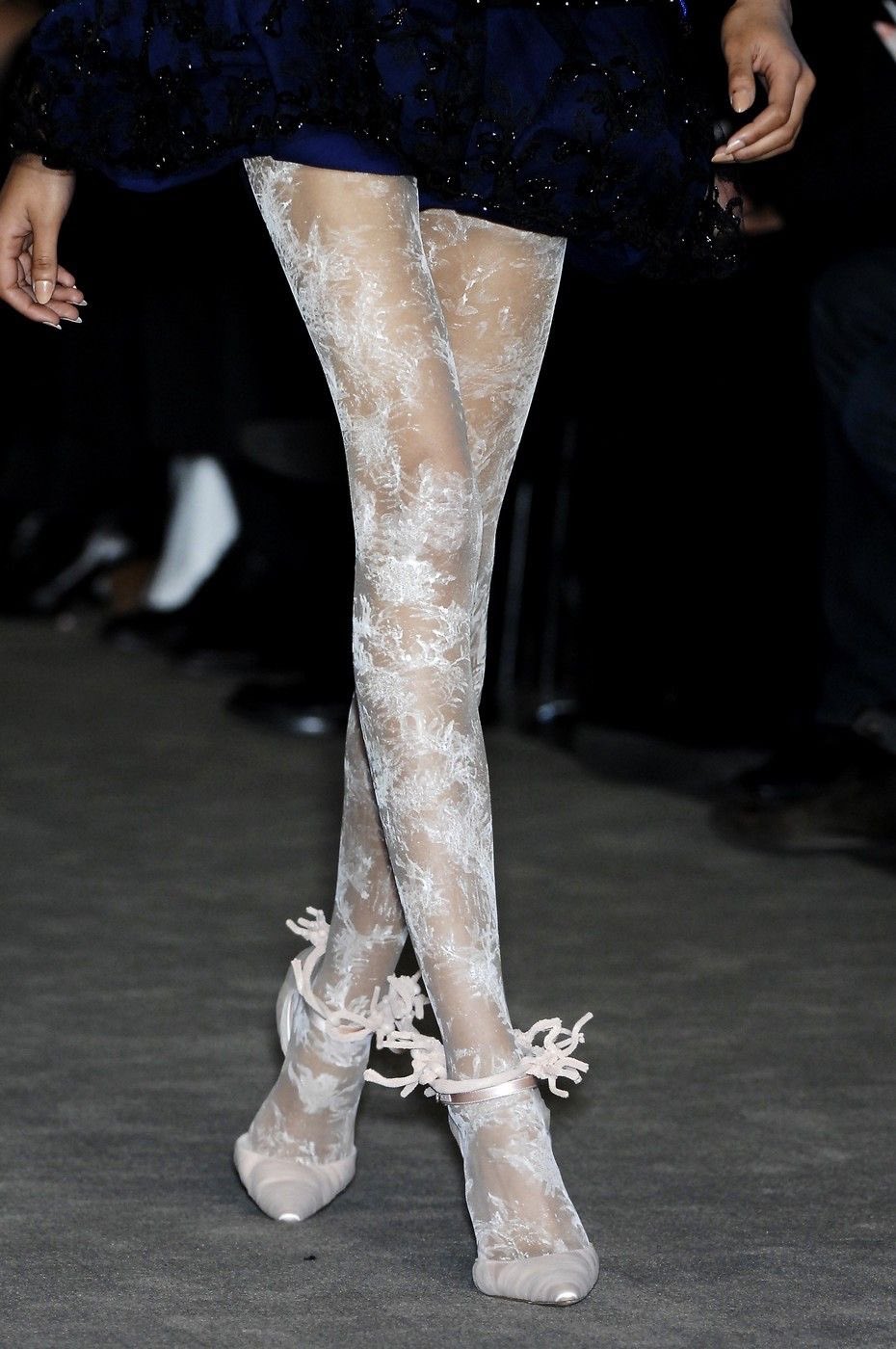 voss on X: white lace tights at Christian Lacroix Couture (ss09